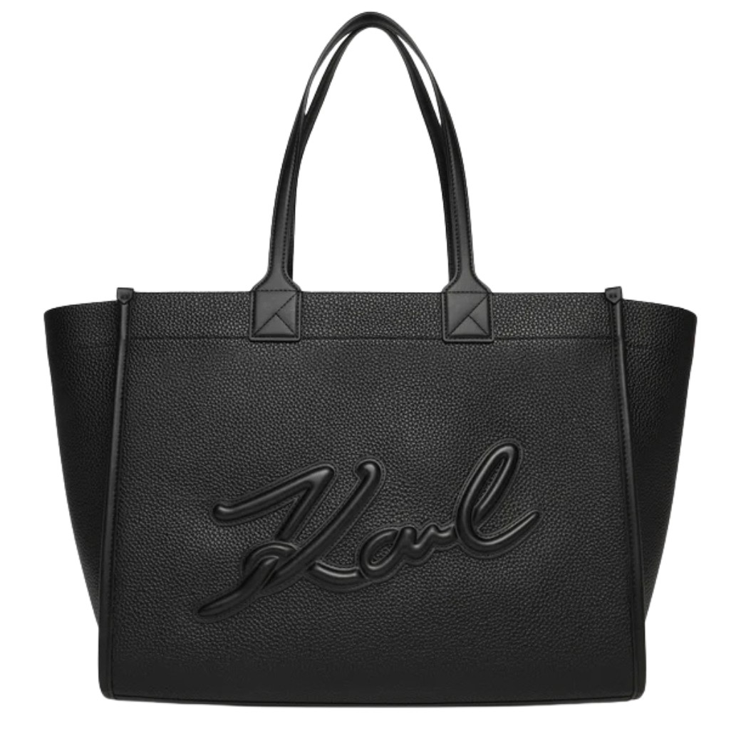 KARL LAGERFELD Чорна сумка-шопер Skuare