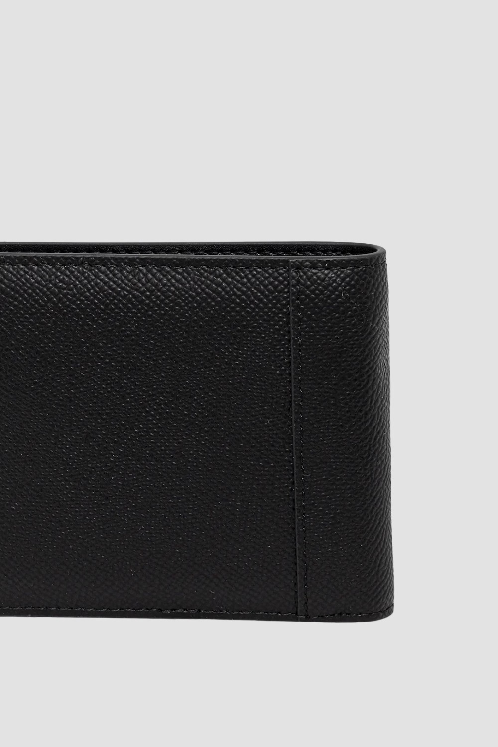 KARL LAGERFELD Black Monogram Leather Wallet
