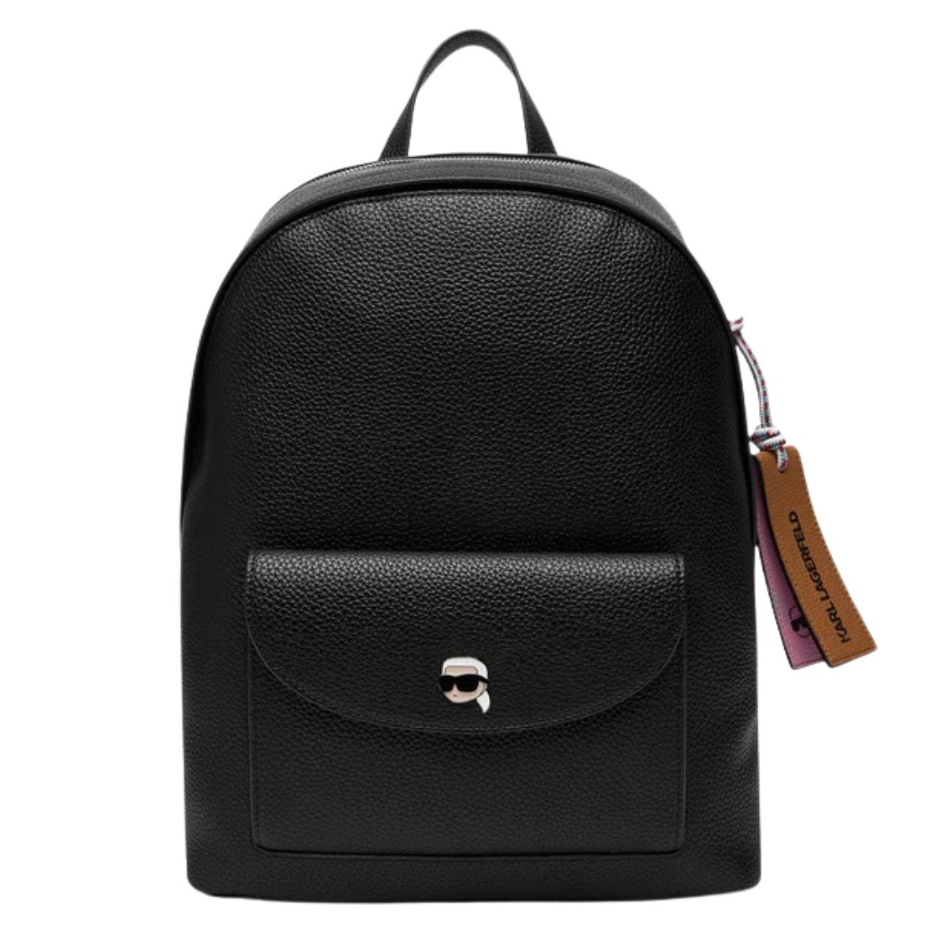 KARL LAGERFELD Rucsac negru pentru femei Ikon Pebble