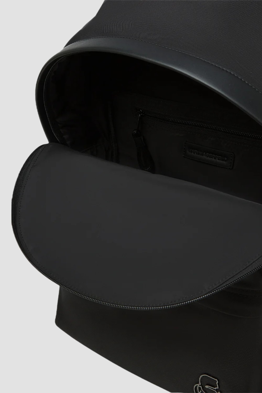 KARL LAGERFELD Black Men's Kameo Backpack