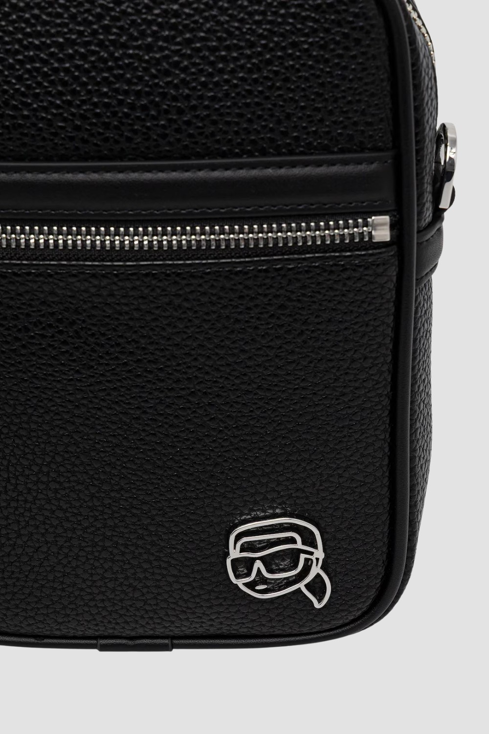 KARL LAGERFELD Black Ikon Outline Crossbody Sachet