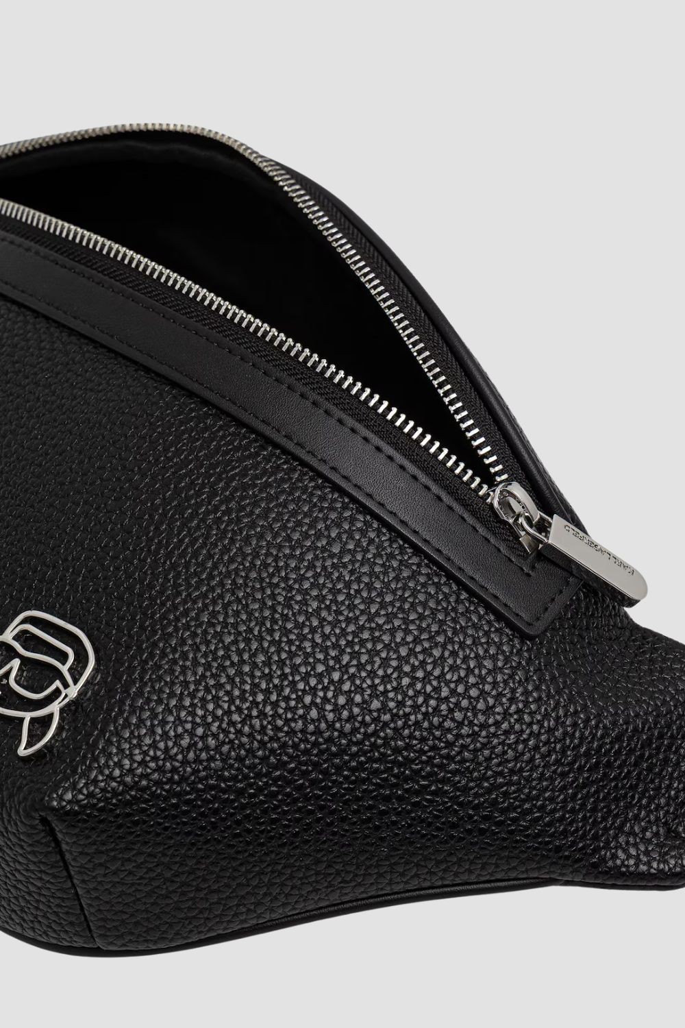 KARL LAGERFELD Чорна чоловіча сумка-рюкзак Ikon Outline Kidney