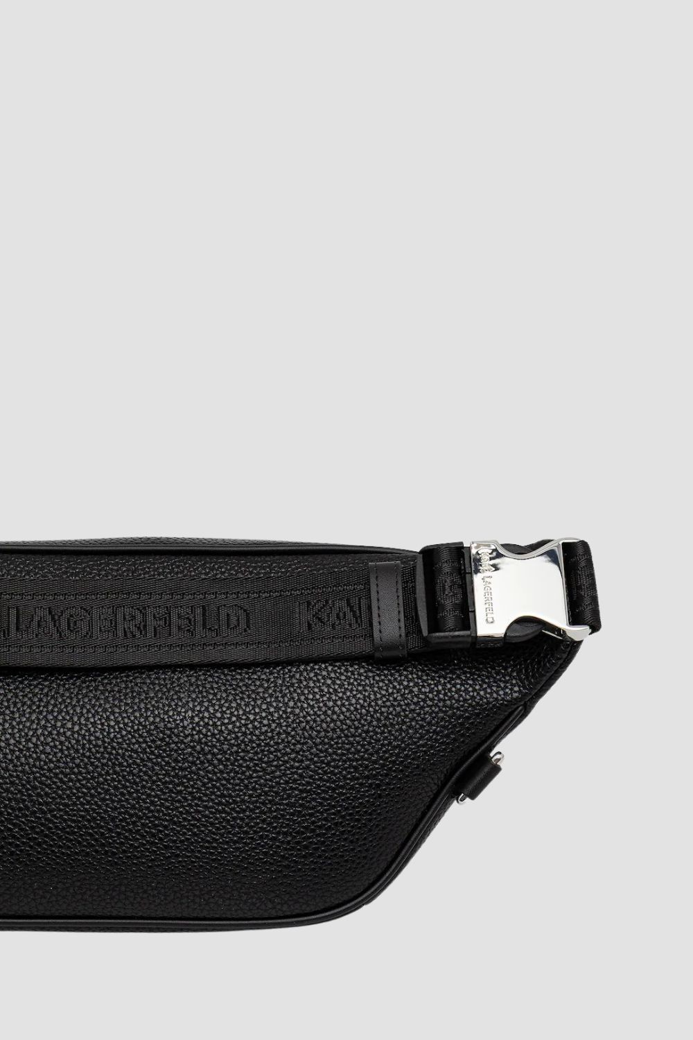KARL LAGERFELD Чорна чоловіча сумка-рюкзак Ikon Outline Kidney