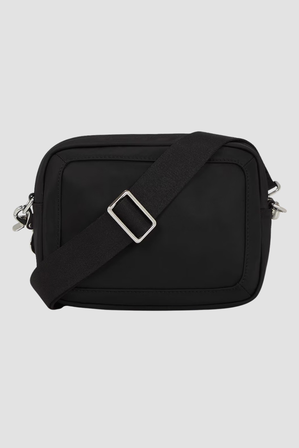 KARL LAGERFELD Black Ikon Nylon Tonal Print Sachet