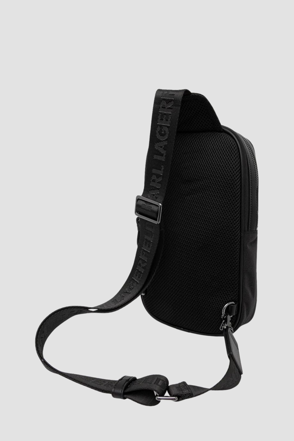 KARL LAGERFELD Negru bărbați mare Kameo Slingbag