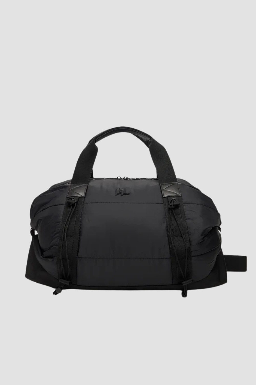 KARL LAGERFELD Black Quilted Travel Bag